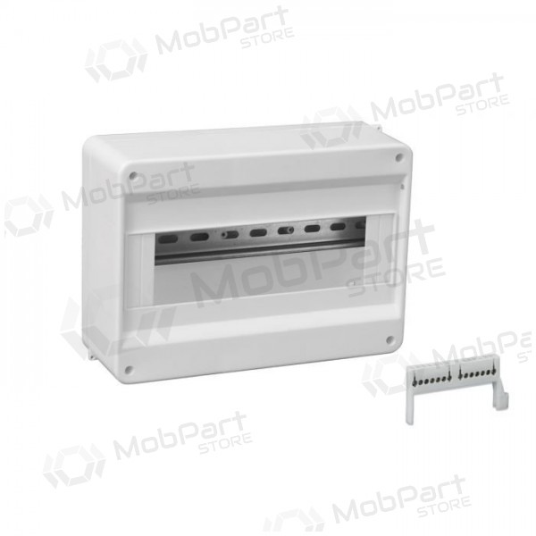 Pawbol 12 mod. virštinkinis skydelis C.2071 (be durelių,med įžeminimo gnybtais, hvit)