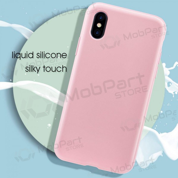 Apple iPhone 13 mini deksel - Liquid Silicone 1.5mm (rosa)