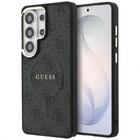 Samsung Galaxy S26 Ultra deksel -Guess PU Leather 4G Gold Frame Magnetic-