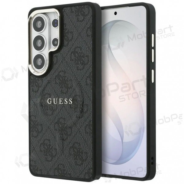 Samsung Galaxy S26 Ultra deksel - Guess PU Leather 4G Gold Frame Magnetic (svart)