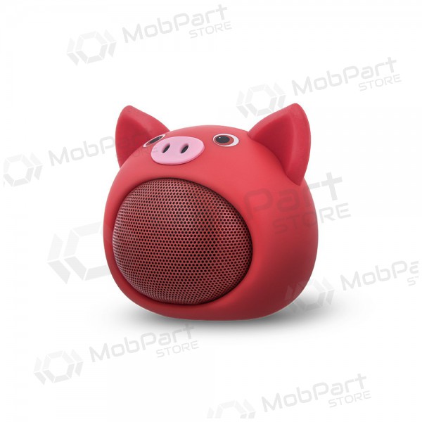 Bluetooth bærbar topphøyttaler Forever Sweet Animal Pig Rose ABS-100