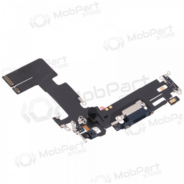 Apple iPhone 13 ladeport og mikrofonkontakt (svart)
