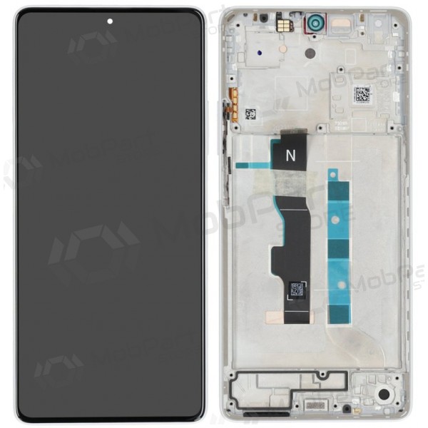 Xiaomi Redmi Note 13 5G skjerm (hvit) (med ramme) (original)