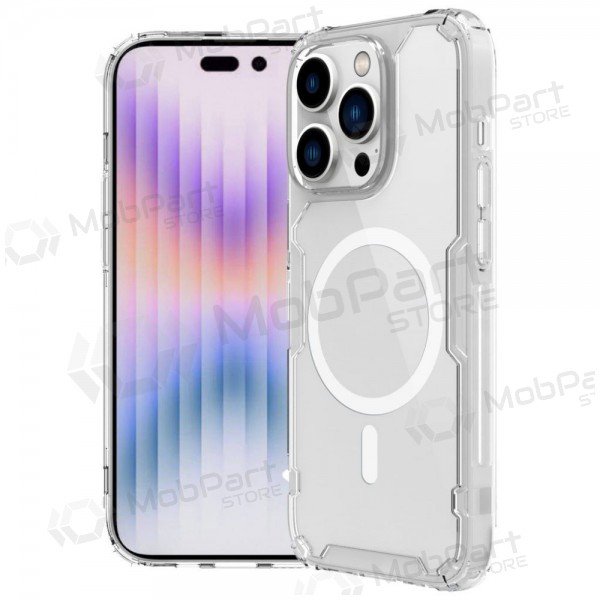Apple iPhone 14 Plus deksel „Nillkin Nature Magnetic“ (hvit) Apple iPhone 14 Plus deksel „Nillkin Nature Magnetic“ (hvit)