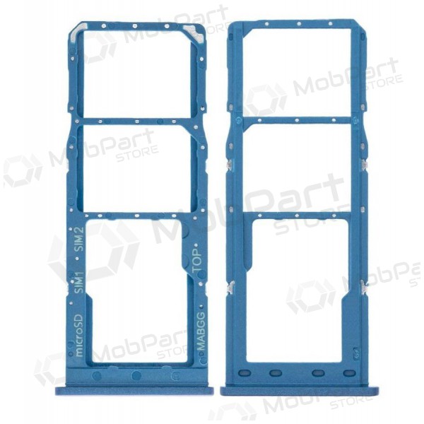 Samsung Galaxy A125 A12 / A127 A12S SIM kortholder (blå) (service pack) (original) Samsung Galaxy A125 A12 / A127 A12S SIM kortholder (blå) (service pack) (original)