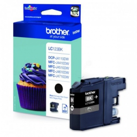 Brother LC 123 - LC123BK, svart blekkpatron for blekkskrivere