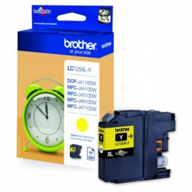 Brother LC 125XL (LC125XLY), gul patron for blekkskrivere