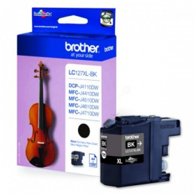 Brother LC 127XL (LC127XLBK), sort blekkpatron for blekkskrivere, 1200 sider.
