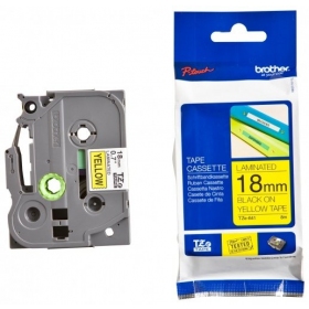 Brother TZe-641 (TZE641) 18 mm, 8 m, gul, svart tape