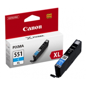 Canon CLI-551XL (6444B001), cyan blekkpatron for blekkskrivere