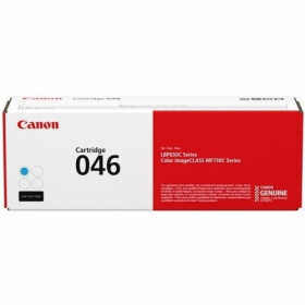 Canon CRG 046 (1249C002), cyan kassett for laserskrivere, 2300 sider.