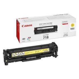 Canon CRG 718 (2659B002) gul kassett for laserskrivere, 2900 sider