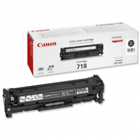 Canon CRG 718 (2662B002) svart tonerkassett til laserskrivere, 3400 sider