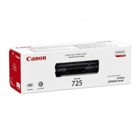 Canon CRG 725 (3484B002) svart kassett for laserskrivere, 1600 sider.