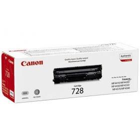 Canon CRG 728 (3500B002) svart tonerkassett for laserskrivere, 2100 sider.