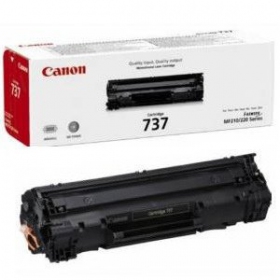 Canon CRG 737 - (9435B002) svart kassett for laserskrivere, 2100 sider.