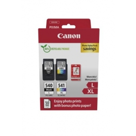 Canon PG-540L/CL-541XL (5224B012) fotoverdipakke blekkpatronsett, BK/CMY