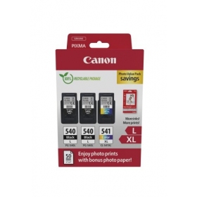 Canon PG-540L/CL-541XL (5224B015) fotoverdipakke blekkpatronsett, BK/CMY