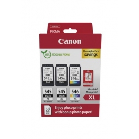Canon PG-545XL/CL-546XL (8286B015) fotoverdipakke blekkpatronsett, BK/CMY
