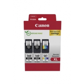 Canon PG-560XL/CL-561XL (3712C009) blekkpatronsett, BK/CMY