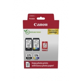 Canon PG-575/CL-576 (5438C004) fotoverdipakke blekkpatronsett, BK/CMY
