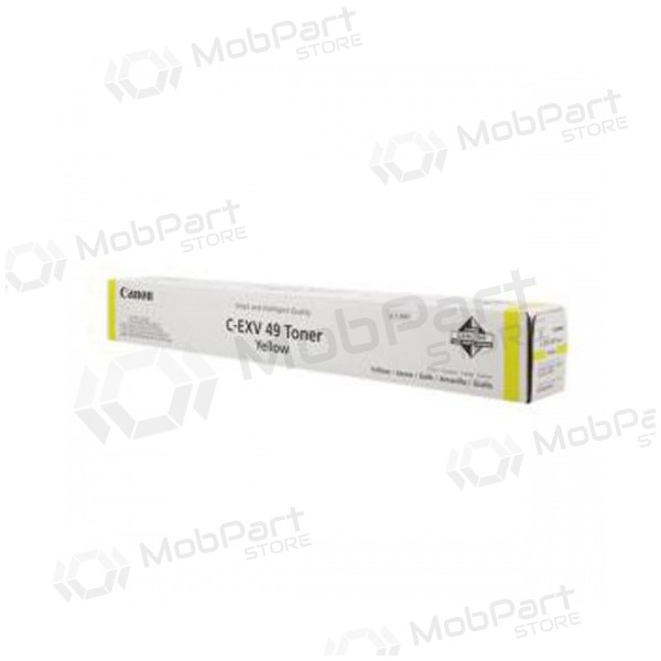 Canon C-EXV 49 (8527B002AA), gul toner til laserskrivere, 19 000 sider.