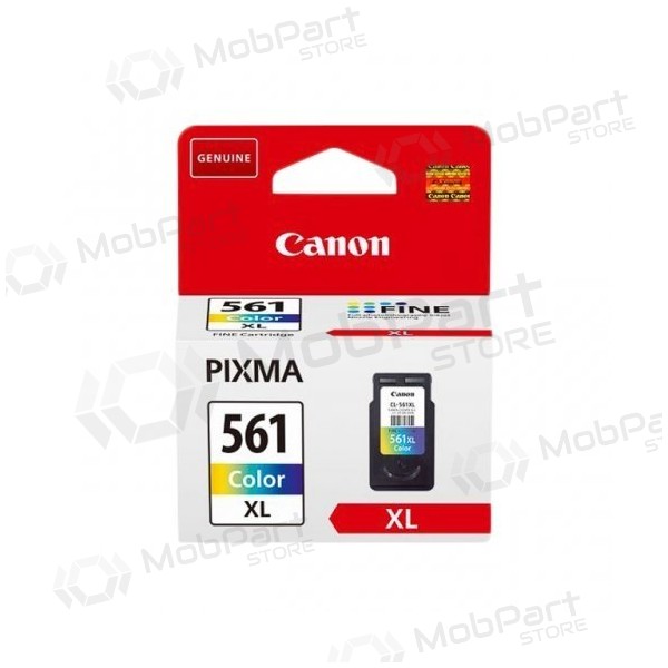 Canon CL561XL kassettsett XL (3730C001) + cyan, magenta, gul kassett for blekkskrivere