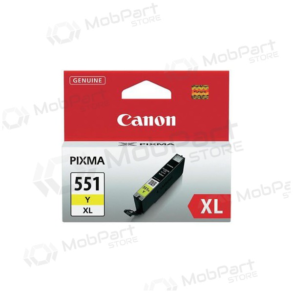 Canon CLI-551XL (6446B001), gul blekkpatron for blekkskrivere
