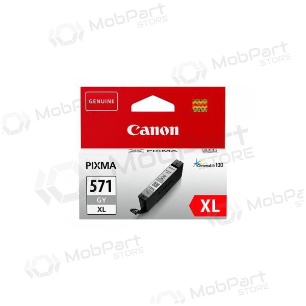 Canon CLI-571XLGY (0335C001), grå blekkpatron for blekkskrivere, 289 sider.