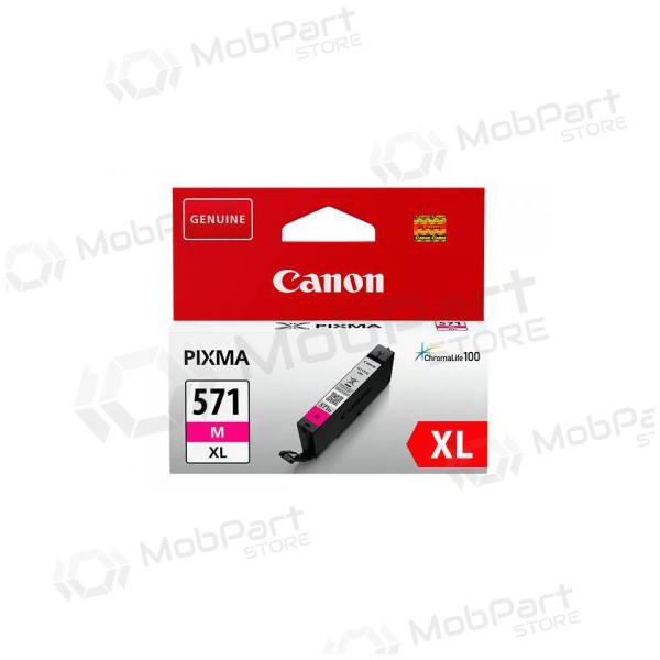Canon CLI-571XLM - (0333C001), magenta blekkpatron for blekkskrivere, 645 sider.