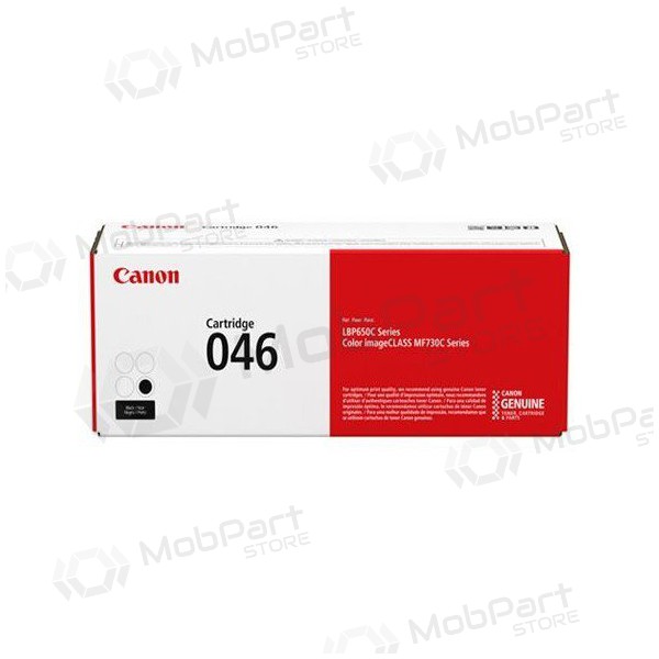 Canon CRG 046 (1250C002), svart tonerkassett for laserskrivere, 2200 sider.