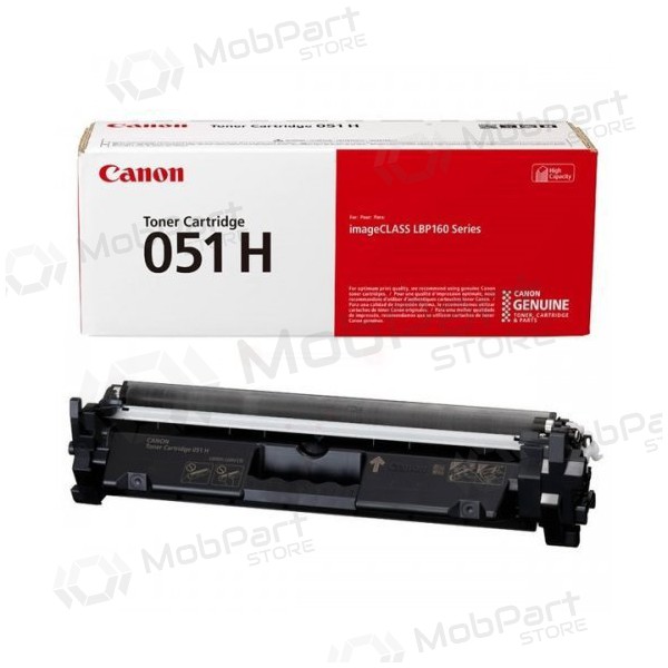 Canon CRG 051H (2169C002) svart kassett for laserskrivere, 4100 sider.