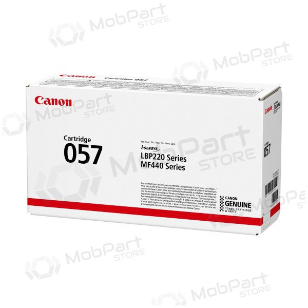 Canon CRG 057 (3009C002) svart patron for laserskrivere, 3100 sider.