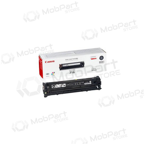 Canon CRG 716 (1980B002) svart kassett for laserskrivere, 2300 sider.