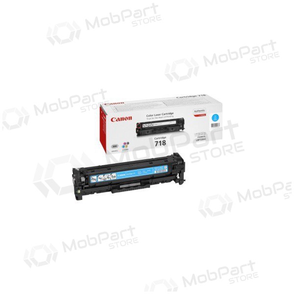 Canon CRG 718 (2661B002) cyan kassett for laserskrivere, 2900 sider