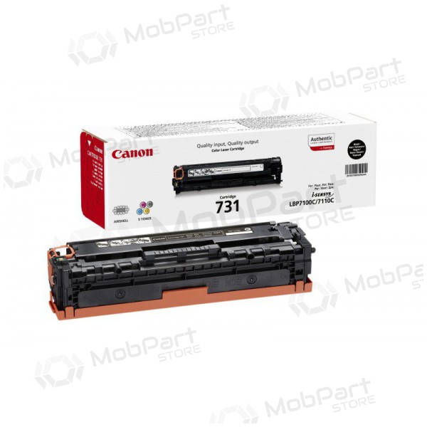 Canon CRG 731 (6272B002) svart tonerpatron for laserskrivere, 1400 sider.