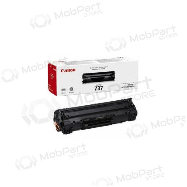 Canon CRG 737 - (9435B002) svart kassett for laserskrivere, 2100 sider.