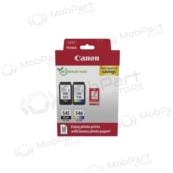 Canon PG-545/CL-546 (8287B008) blekkpatronsett, BK/CMY