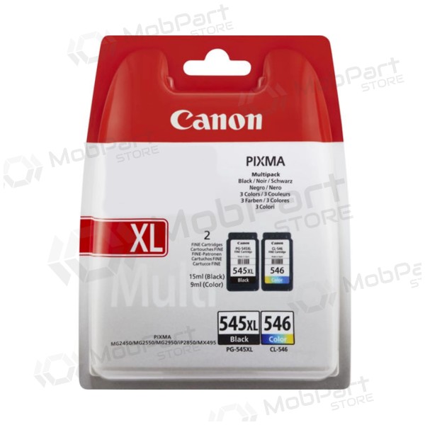 Canon PG-545XL/CL-546 (8286B010) blekkpatronsett, BK/CMY