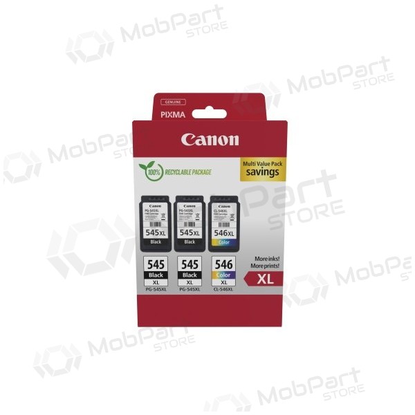 Canon PG-545XL/CL-546XL (8286B013) blekkpatronsett, BK/CMY