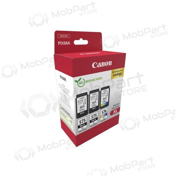 Canon PG-575XL/CL-576XL (5437C004) blekkpatronsett, BK/CMY