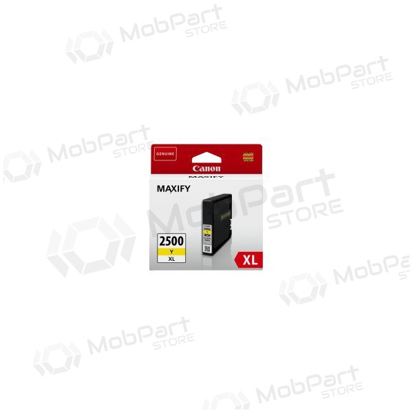Canon PGI2500 XL (9267B001), gul patron for blekkskrivere