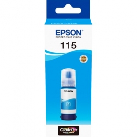 Epson 115 EcoTank (C13T07D24A) blekkpåfyllingsflaske, cyan