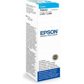 Epson (C13T66424A), cyan patron for blekkskrivere (SPEC)