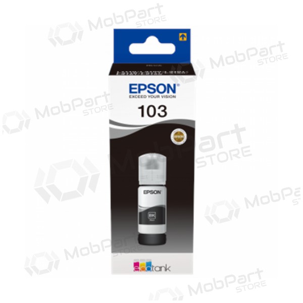 Epson 103 EcoTank (C13T00S14A), svart blekkpatron for blekkskrivere, 65 ml