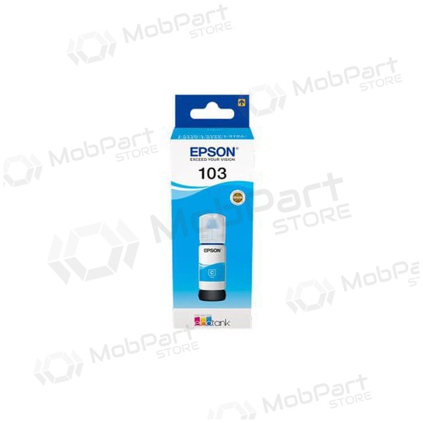 Epson 103 EcoTank - C13T00S24A, cyan blekkpatron for blekkskrivere, 65 ml