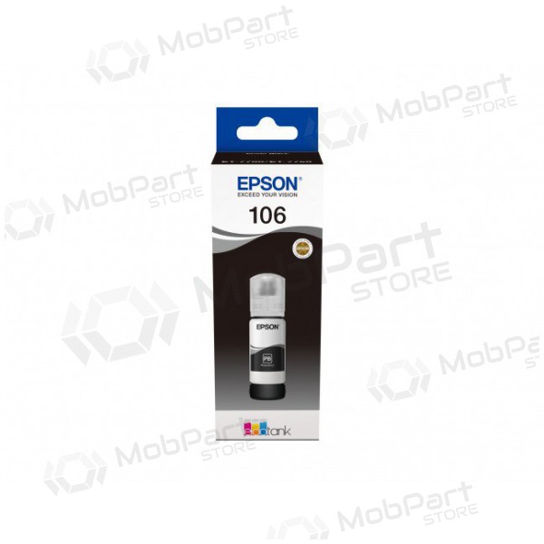 Epson 106 (C13T00R140), fotosvart kassett for blekkskrivere, 70 ml