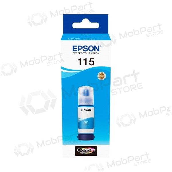Epson 115 EcoTank (C13T07D24A) blekkpåfyllingsflaske, cyan