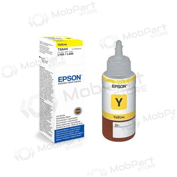 Epson (C13T66444A), gul blekkpatron til blekkskrivere