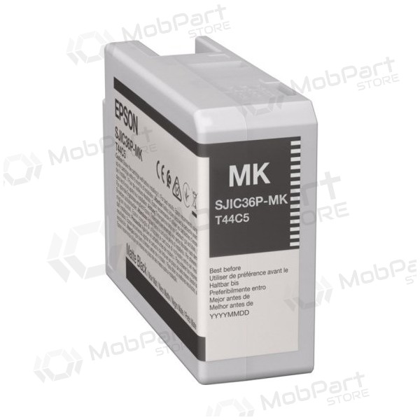 Epson SJIC36P(MK) (C13T44C540) Blekkpatron, Matt svart